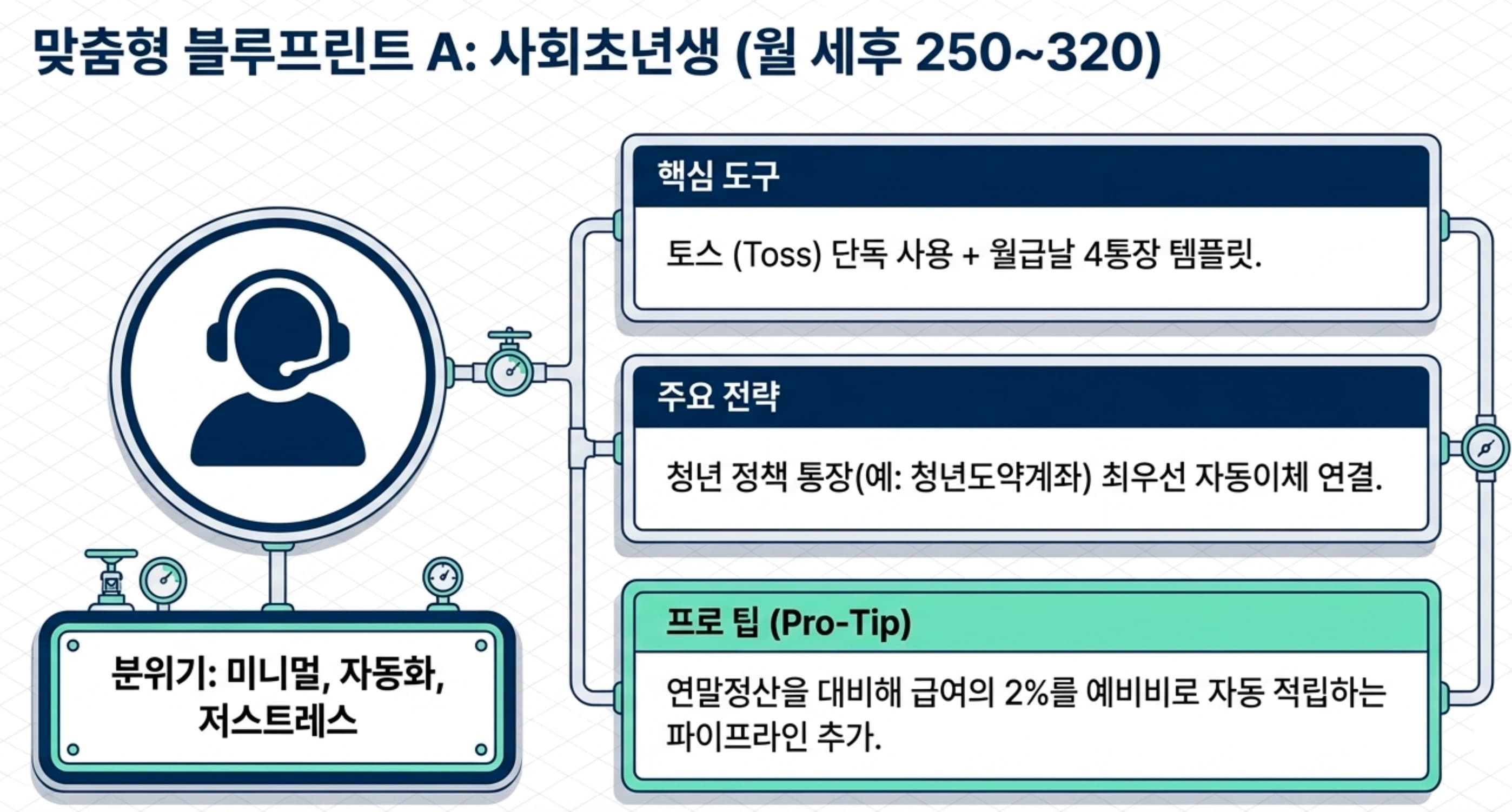 사회초년생용 통장 쪼개기 블루프린트 A