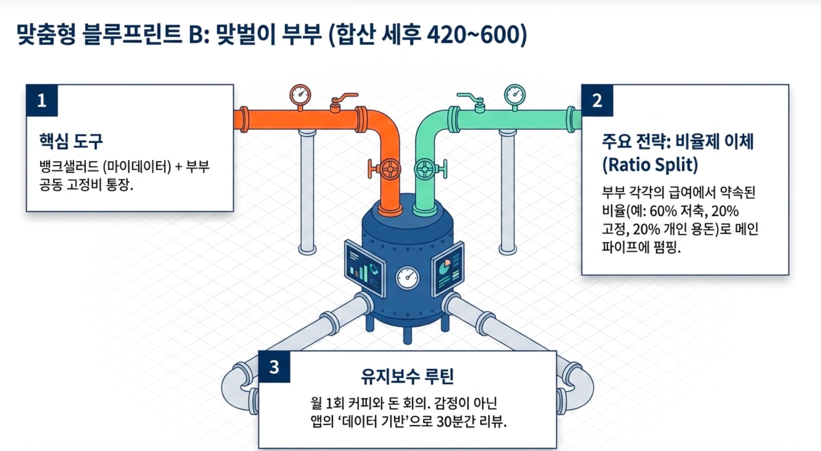맞벌이 부부용 통장 쪼개기 블루프린트 B