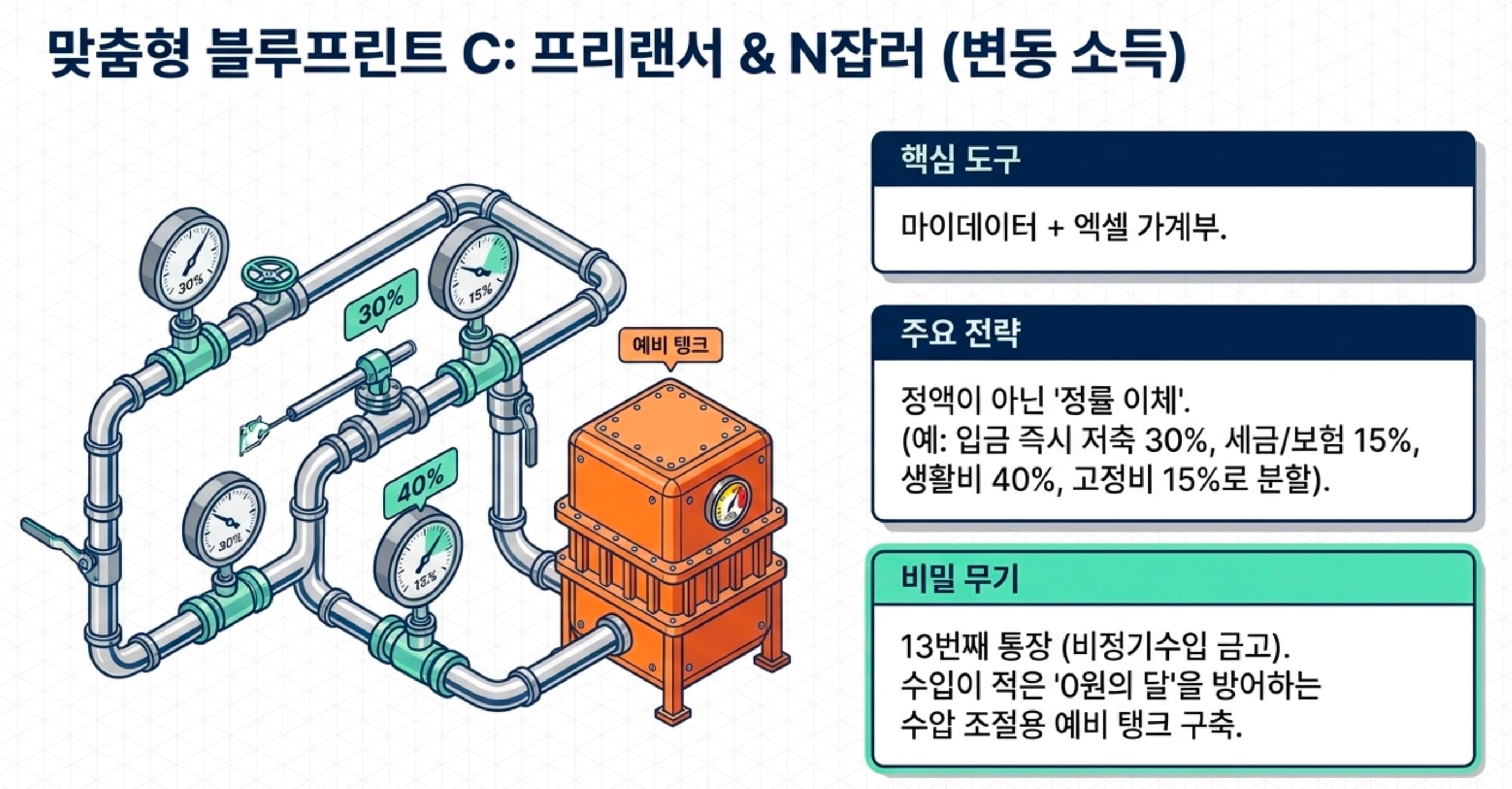 프리랜서 N잡러 변동소득자 블루프린트 C