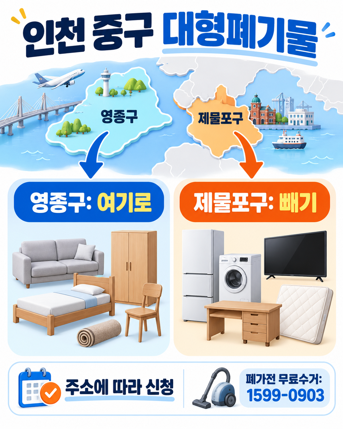 incheon junggu bulky waste guide