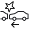 KONA Electric front safety warning icon