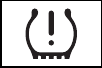 Camry Hybrid tire pressure warning icon
