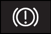 Prius red brake warning icon