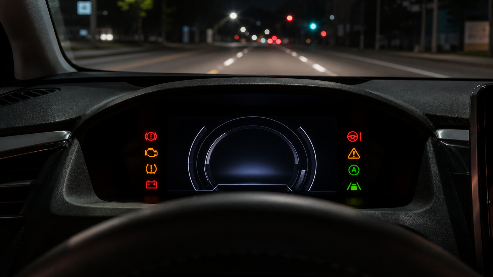 Toyota Prius dashboard warning-light example