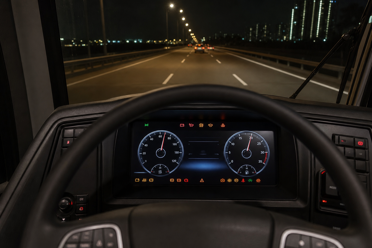 Universe dashboard warning-light example