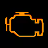 Emission control warning symbol